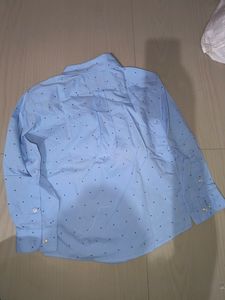 Light Blue Printed Shirt