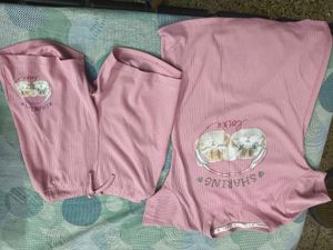 New Cat Print Nicker Cord Set For 7-8 Year Girl