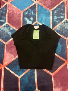 H&amp;M Rib-knit Top (New)