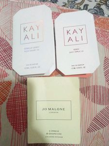 Kayali Sample 2 Pcs And Jo Malone London 1 Pc
