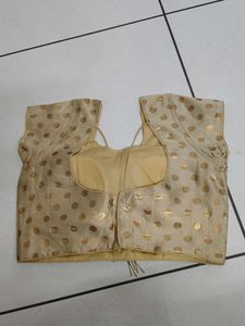 Golden Polka Dot Blouse