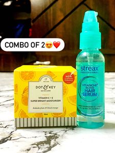 Combo Of 2 Dot & Key Mosturizer + Serum