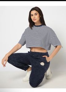 Striped Crop Top