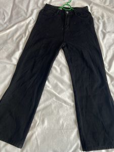 ♣️Split-flare Boot-cut Black-denim Jeans♣️