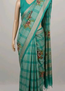 multicolored Floral Saree