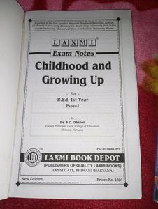 BEd 1st Year Books With PYQ&#39;S