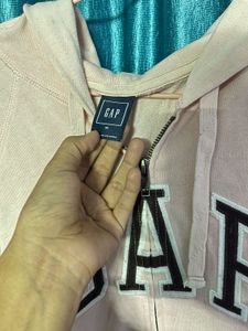 gap pink cute chain hoodie
