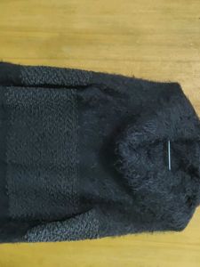 Stylish Black Sweater Dress