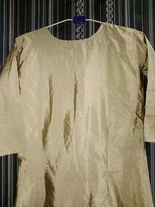 Front Slit Silk Kurti !!