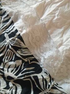 Black And White Skirt For Daily Wear
