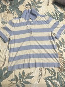 Uniqlo Striped Polo Shirt Women