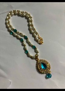 Vintage Style Pearl &amp; Gemstone Necklace