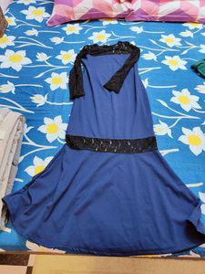 Elegant Blue Maxi Dress