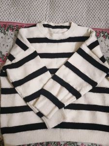Striped Knit Sweater
