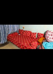 Brand New Diwan Bedsheet With 5 Cuison 2 Round Co