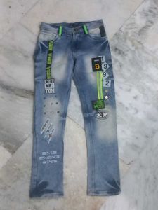 Boy's Distressed Denim Jeans