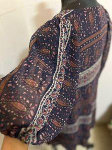 Paisley Print Dress
