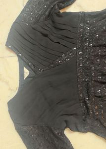 Elegant Black Ethnic Gown