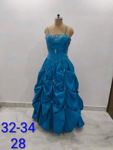 Teal Ball Gown