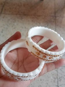 Gold Plated Fiber Sankha.