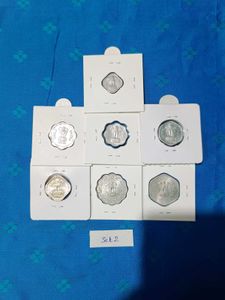 Indian Coin Set 1 - 20 Paise Aluminum UNC
