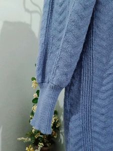 Blue Knitted Dress