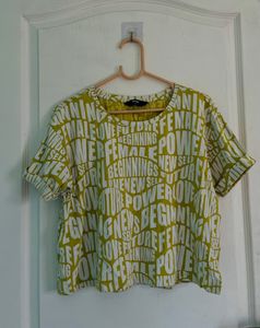 Cotton Crop T Shirt From Max