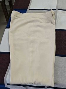 Very good Condition Cream Trouser For Office