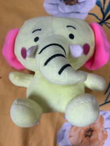 Cute Elephant&amp; Red Heart Soft Plush Toy
