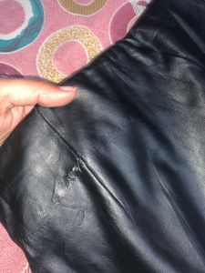 Half Leather Skirt
