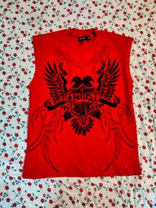 Genrage Red Graphic Tee