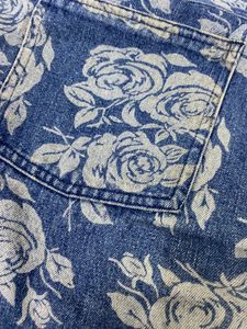 Casual Jeans With Floral Printing
