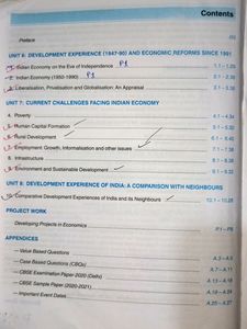 Indian Economic Development Economics Book, CBSE Class 12 Sandeep Garg