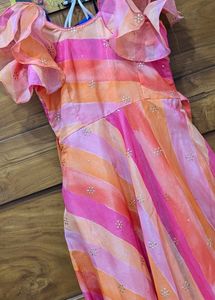 Girls Traditional party Wear Long Frock