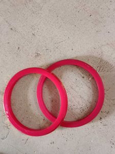 Red Bangles - Set of 2