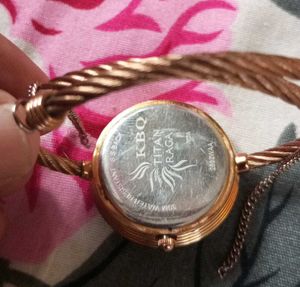 Titan Raga Orignal Rose Gold Tonned Women&#39;s Watch