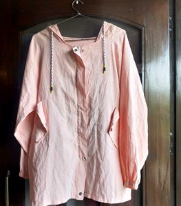 Pink Casual Jacket