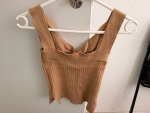 Ribbed Knit Crop Top