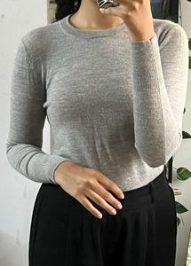 Grey Uniqlo Sweater