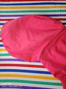 Pink Smocked Top