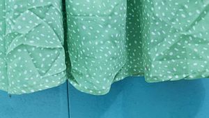 Mint Green Polka Dot Dress