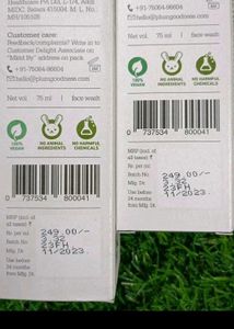 2 plum green tea face wash