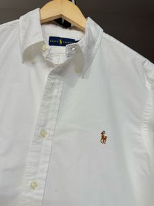 Ralph Lauren Old Money White Oxford Shirt