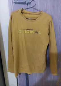 Gents Mustard Full Sleeves Shirt