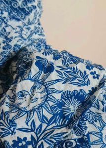 Blue Floral Dress