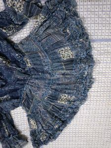 Patchwork Peasant Top