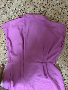 Pink Shirt Dress
