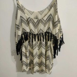 Flared Boho Short Dress