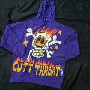 oversized Cutt Throat Hoodie|goth|halloween|