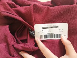 Maroon Strechable dress